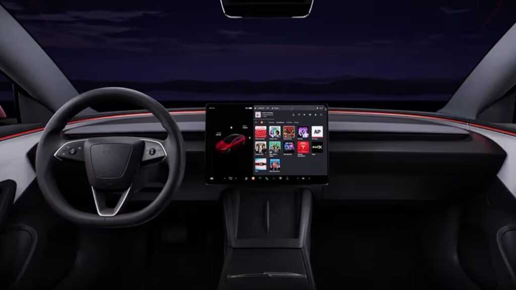 Tesla Model 3 EV Interior
